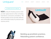 Tablet Screenshot of limbguard.info
